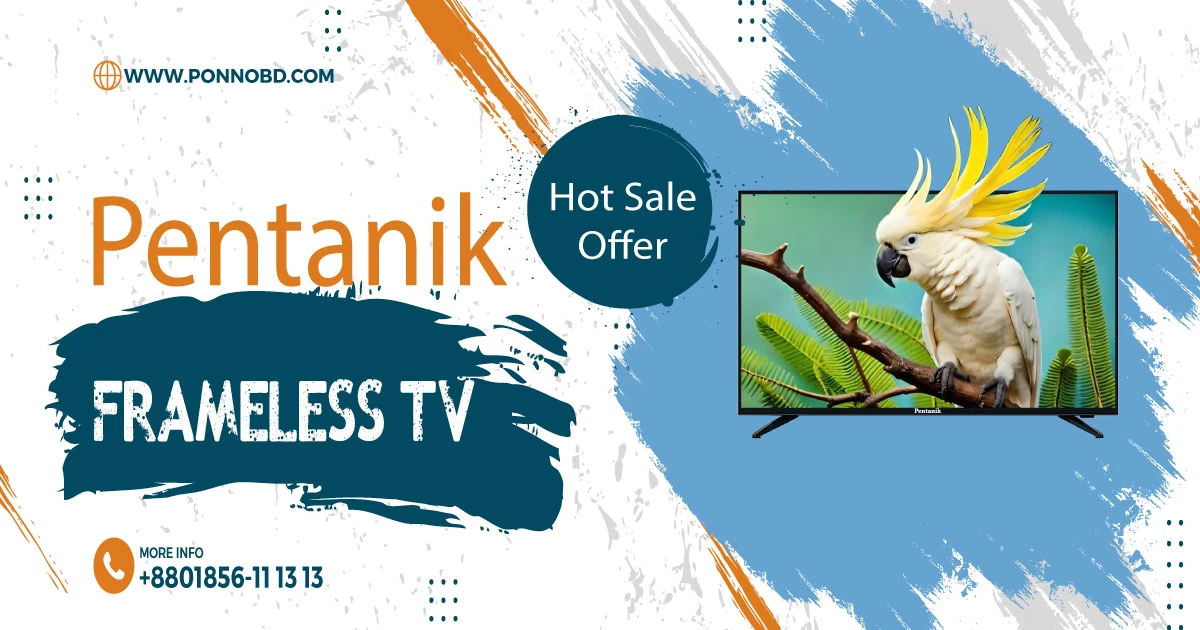 Experience Seamless Entertainment With Frameless Pentanik TV