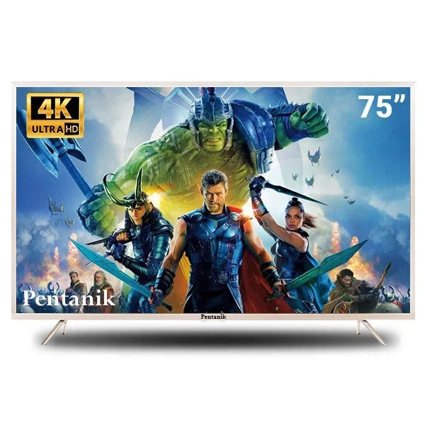 Pentanik 75 Inch 4K Android Voice Control TV Latest