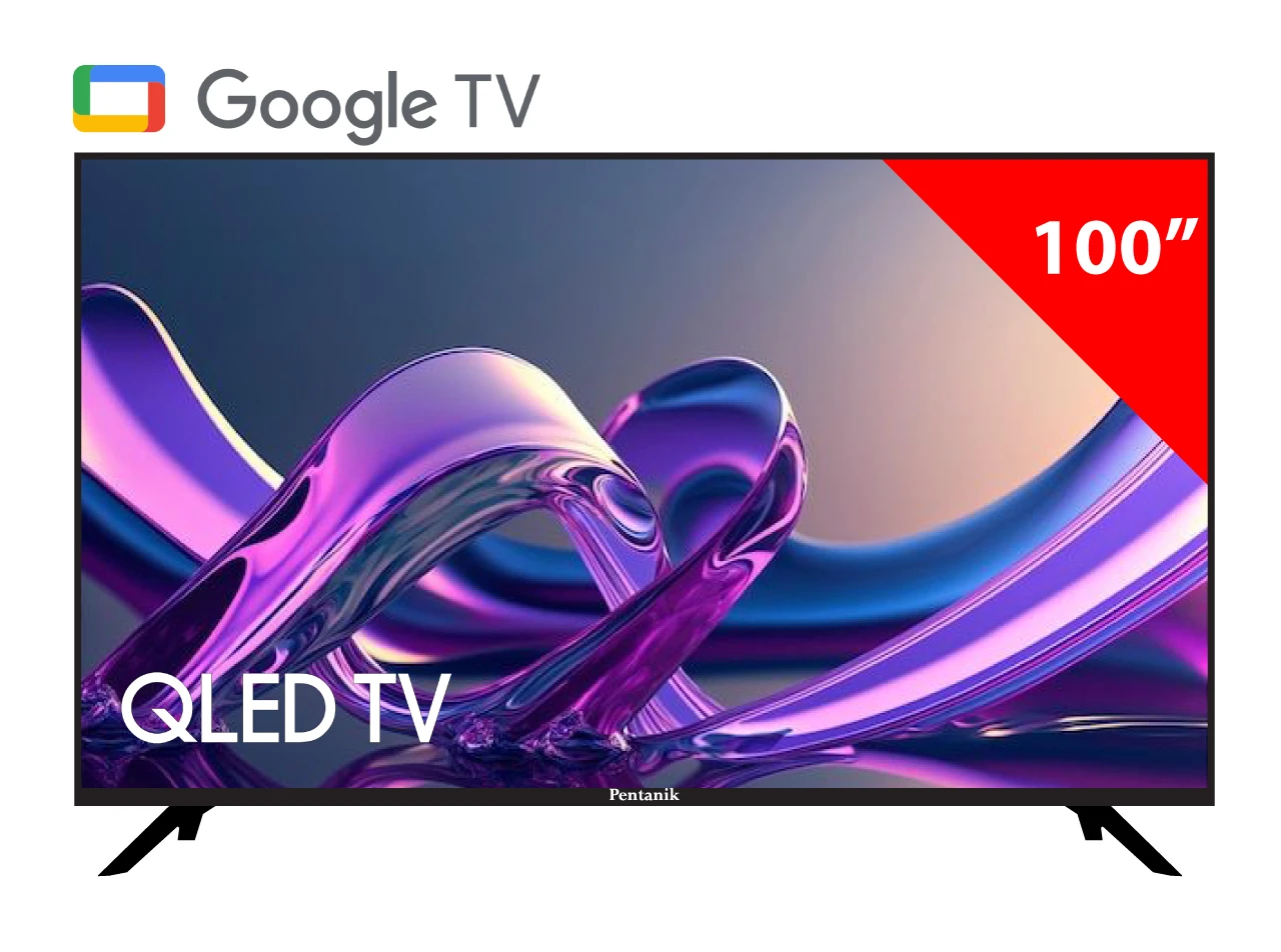 Pentanik 100 Inch Google 4k QLED TV