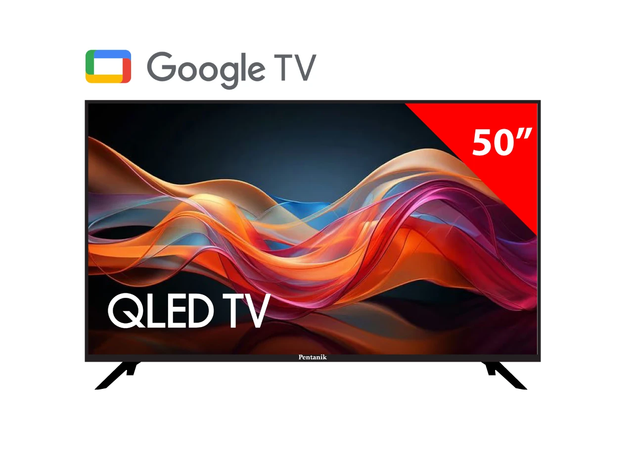 Pentanik 50 Inch Google 4k QLED TV