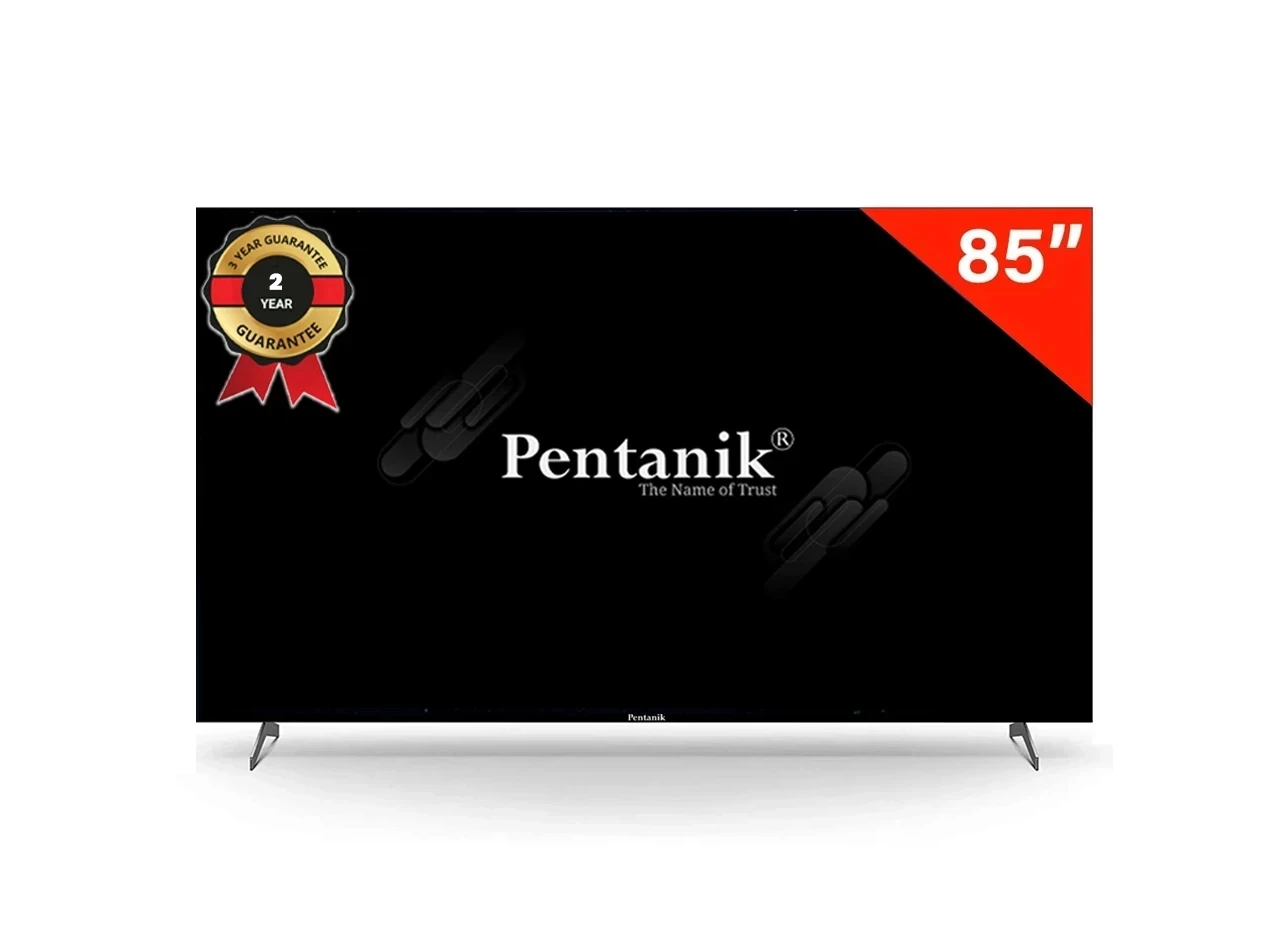 Pentanik 85 Inch 4K Voice Control TV (Frameless )