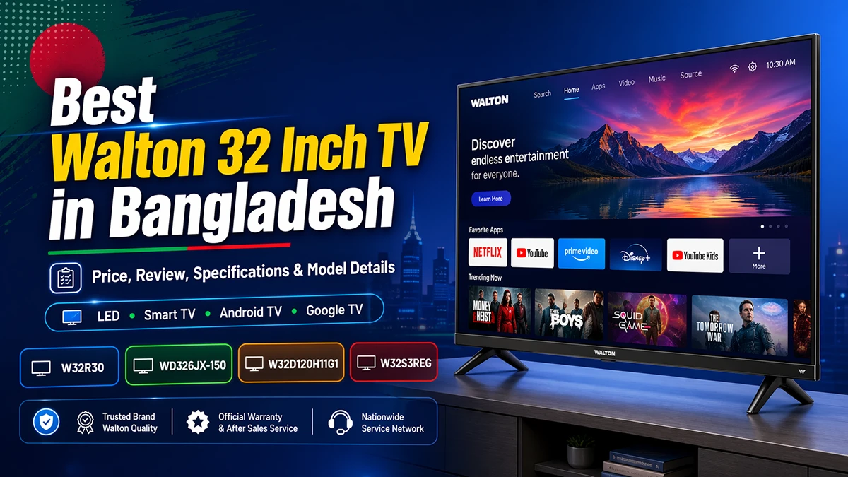 Best Walton 32 Inch TV in Bangladesh – Price, Review, Specifications & Model Details