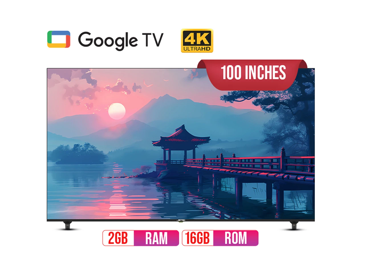 JPE 100 Inch Google 4K TV - E100Y71D