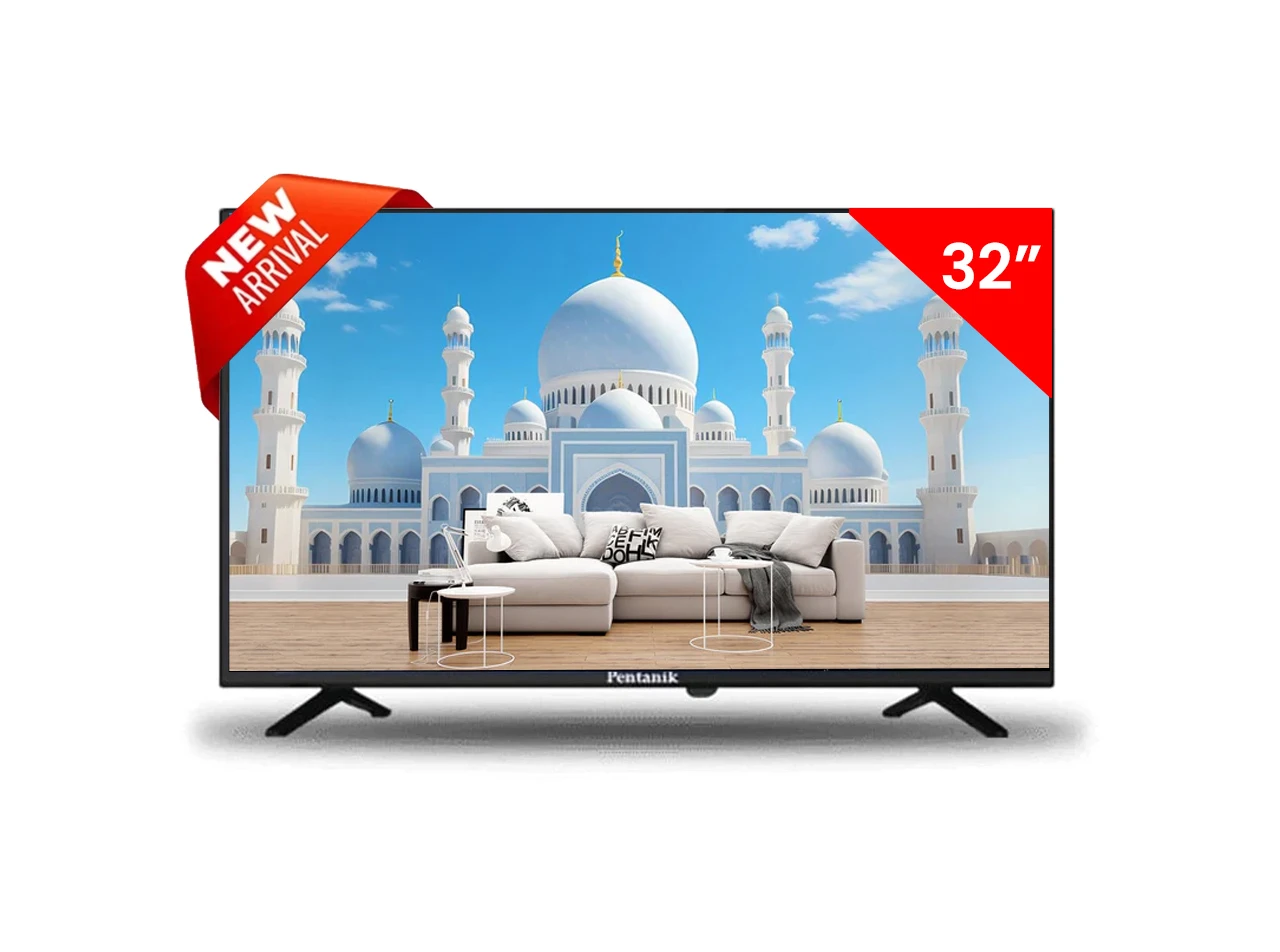 Pentanik 32 Inch Double Glass Voice TV