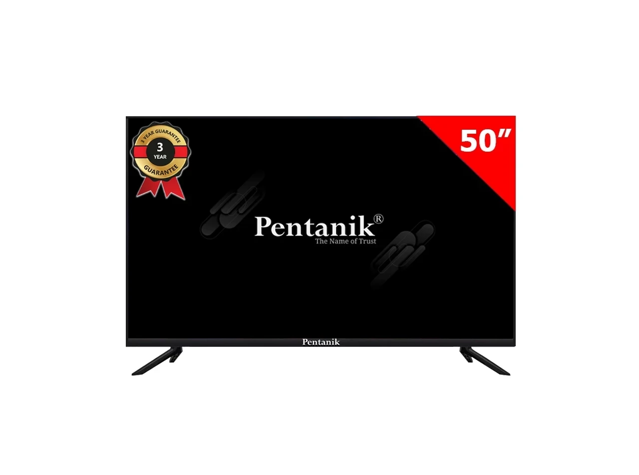 Pentanik 50 Inch Voice Control 4K TV (Frameless )