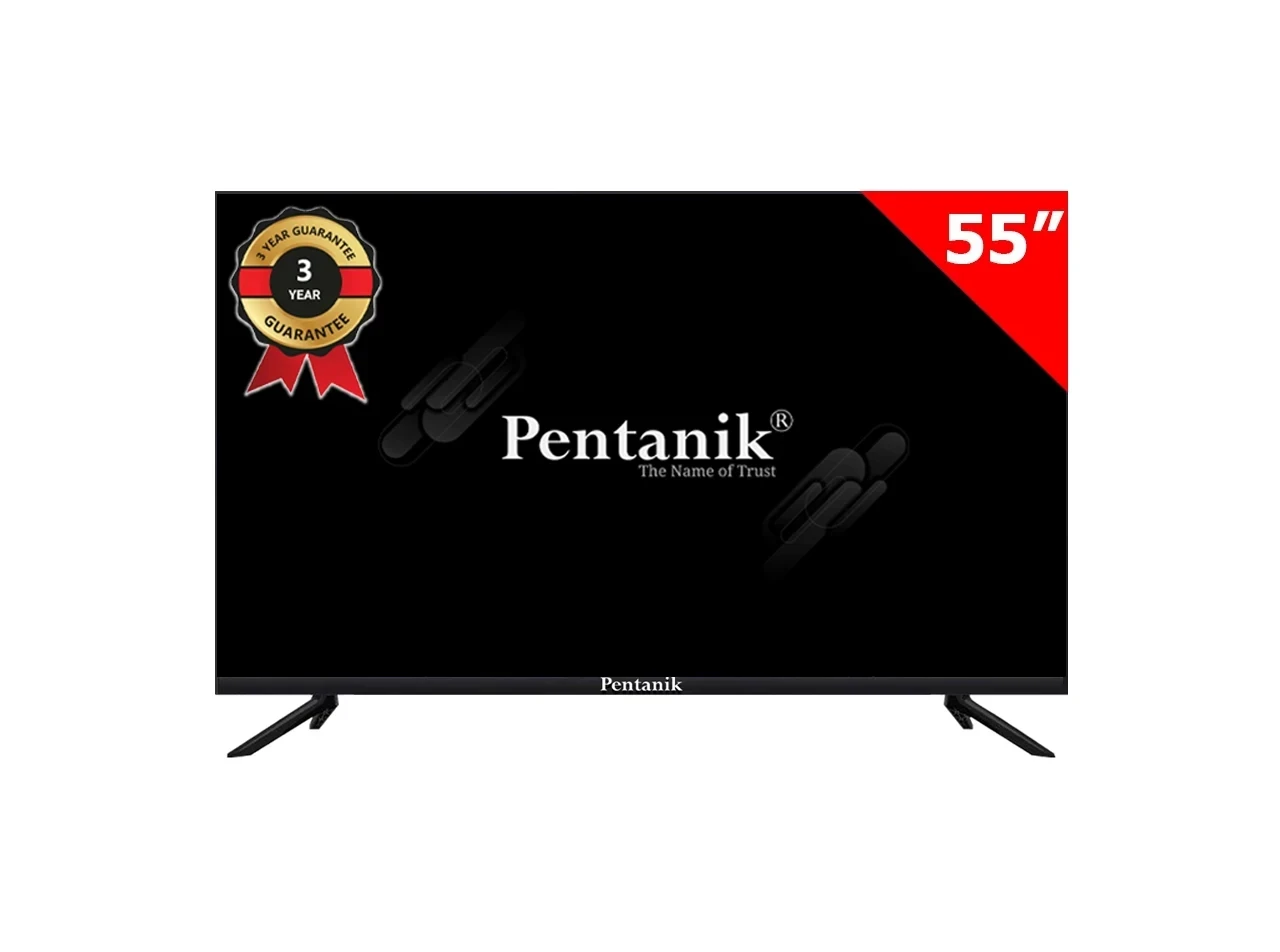Pentanik 55 Inch 4K Voice Control TV (Frameless)
