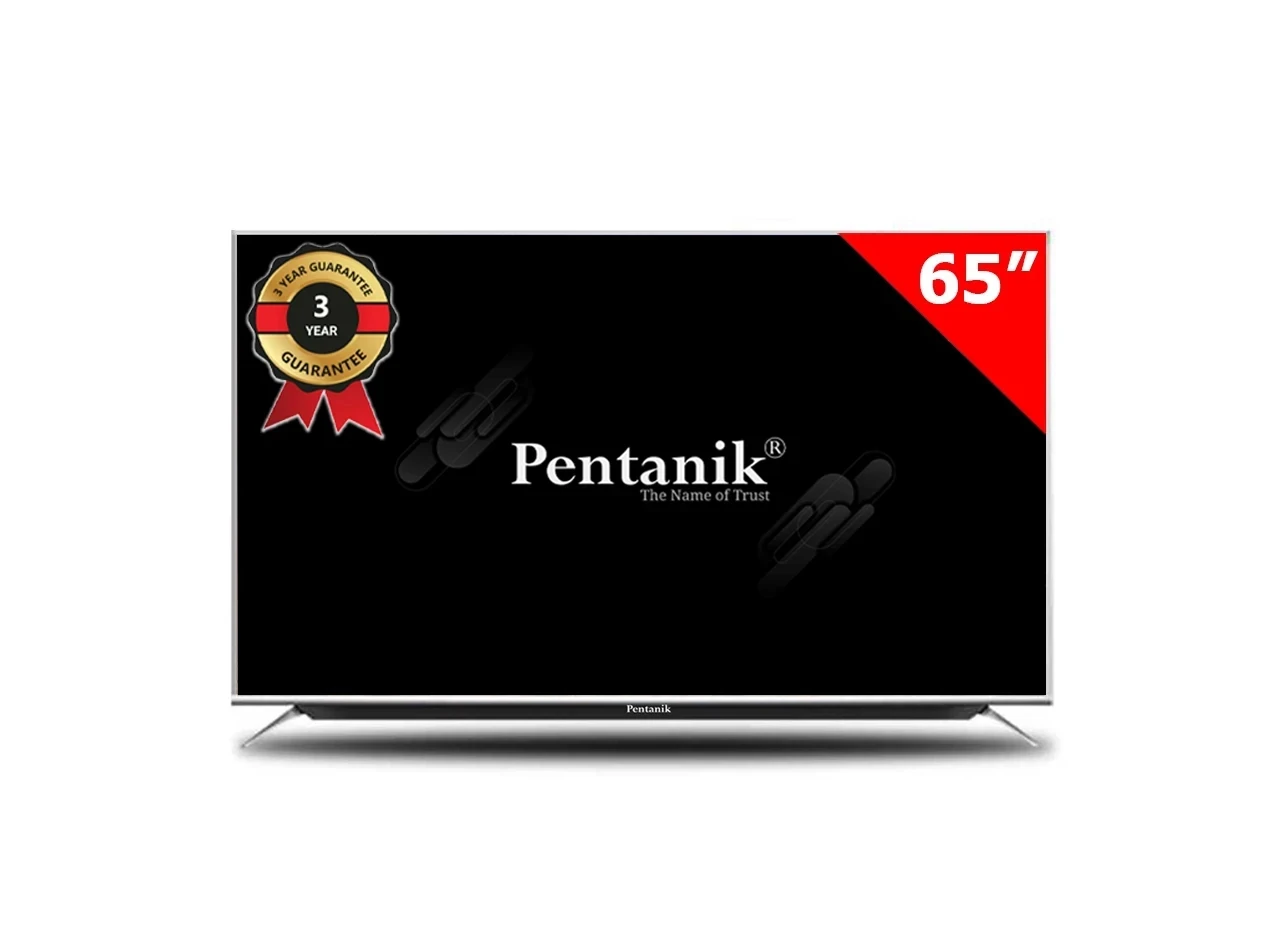 Pentanik 65 inch 4K Voice Control TV (Sound Bar)