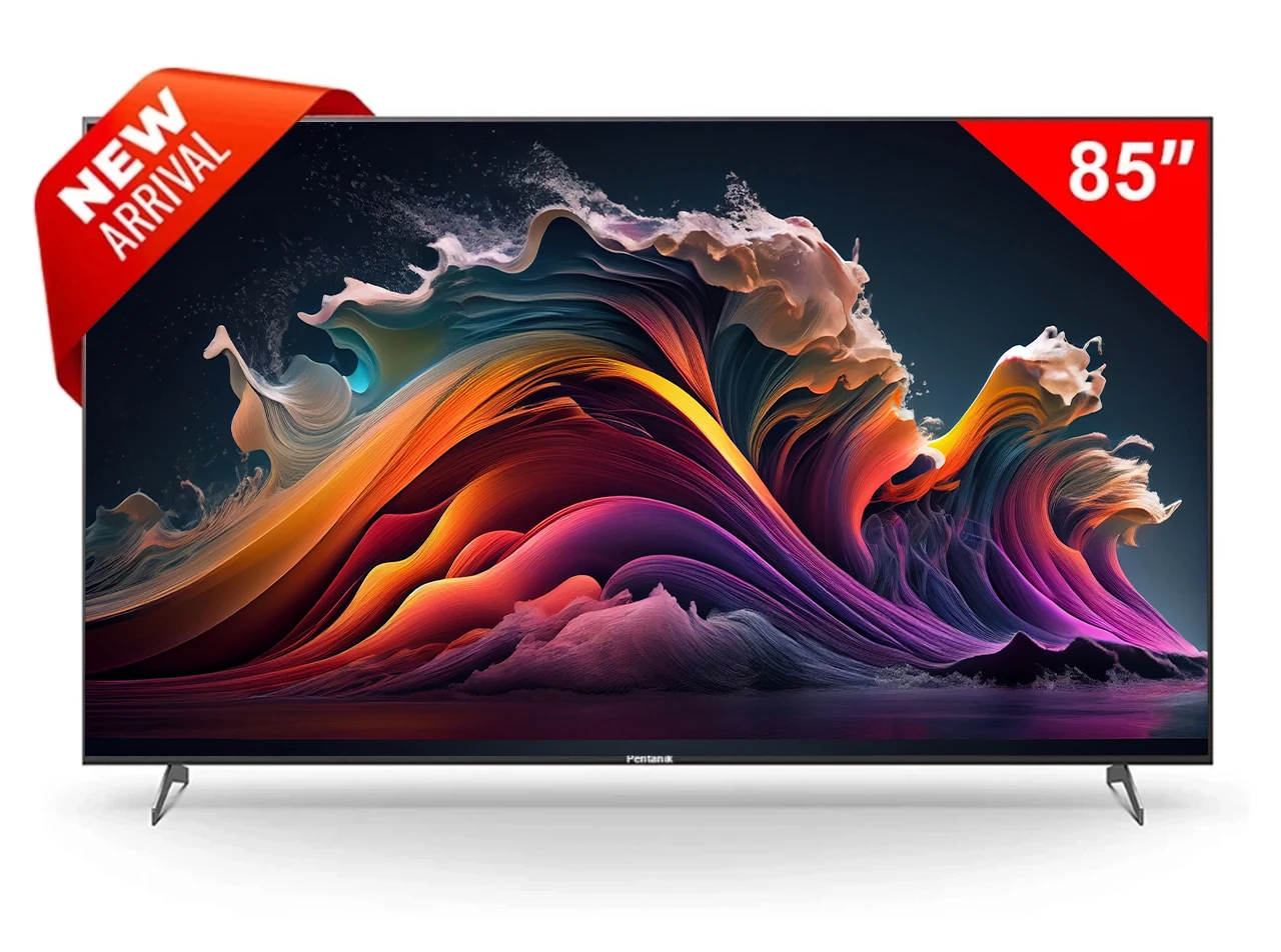 Pentanik 85 Inch 4K Voice Control TV (Google Assistant)