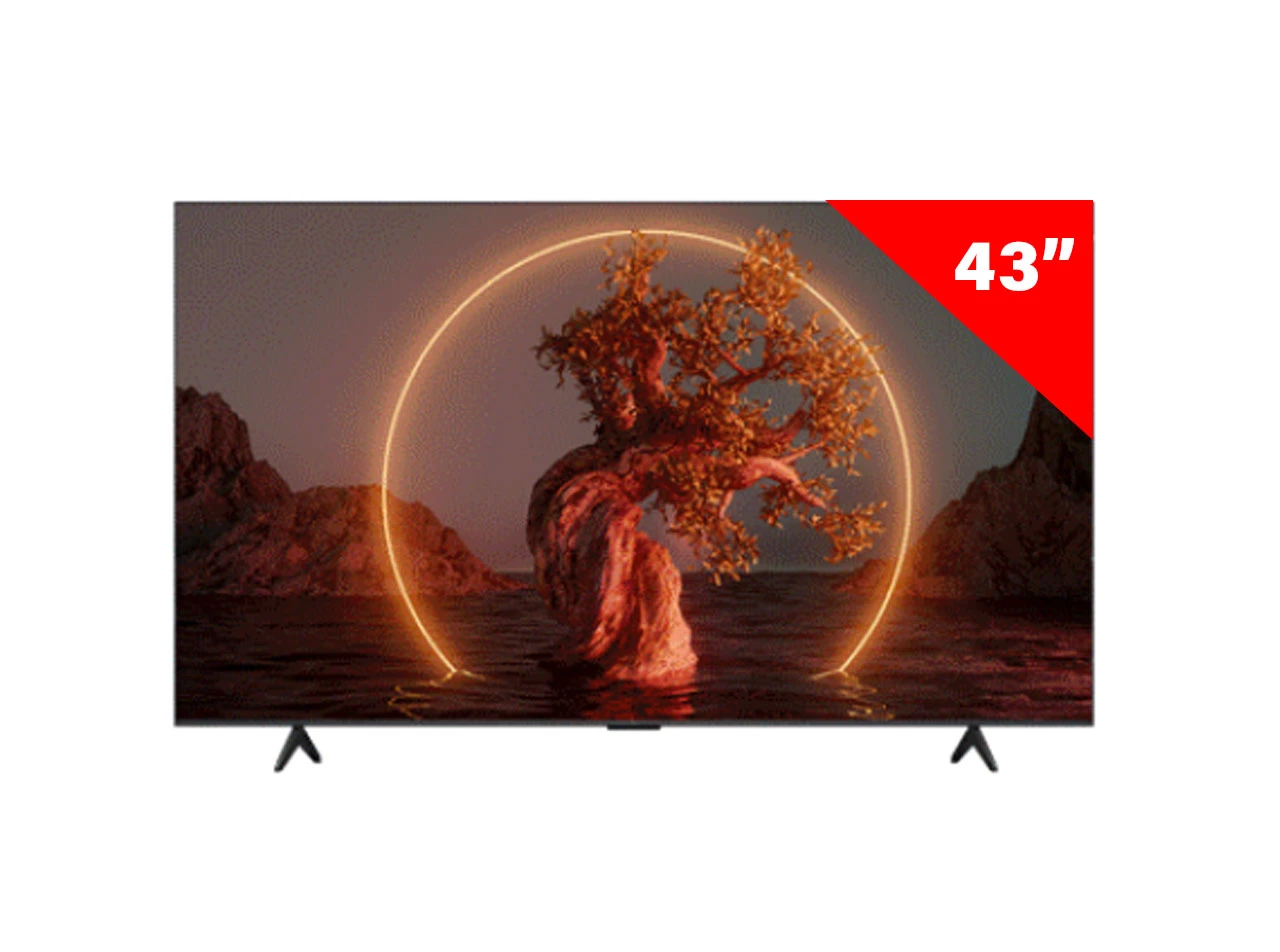 TCL 43 Inch Bezel Less Voice Control Google QLED 4K TV 43P7K