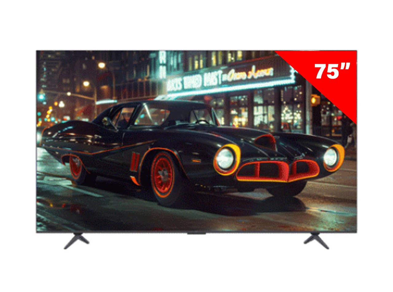 TCL 75 Inch Bezel Less Voice Control Google QLED 4K TV - 75P8K