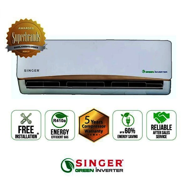 Air Conditioner 1.5 Ton SINGER Green Inverter