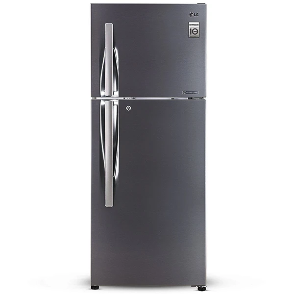 LG 284 LITER NO-FROST REFRIGERATOR SHINY STEEL