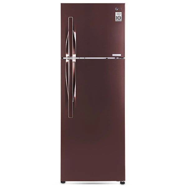 LG 308 LITER NO-FROST REFRIGERATOR AMBER STEEL