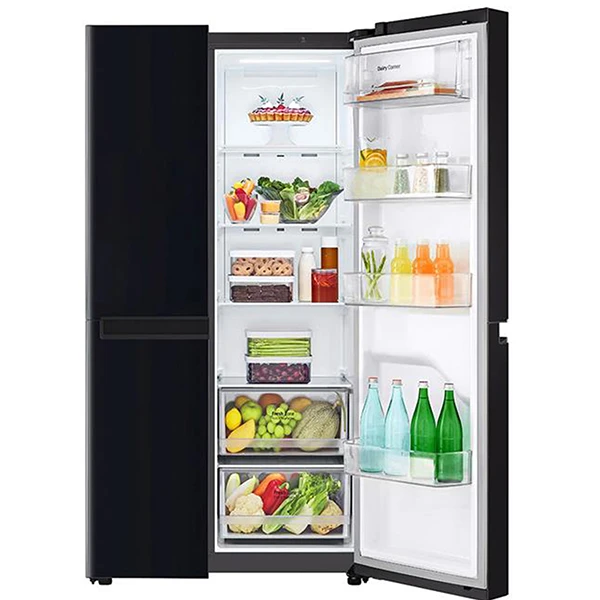 LG 643L SIDE-BY-SIDE-FRIDGE WITH LINEAR COMPRESSOR IN WESTERN BLACK