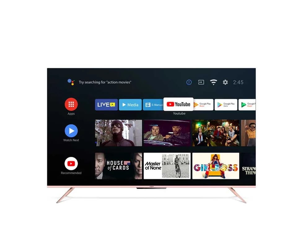 Vision 55 inch LED TV Google Android 4K G3S Galaxy Pro